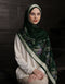 ZAYLA PRINTED SHAWL (EMERALD GREEN)